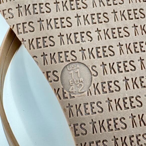 TKEES Sandals Liners Leather Flip Flop Foundations Matte Women's Size 11 Beige - Picture 6 of 7